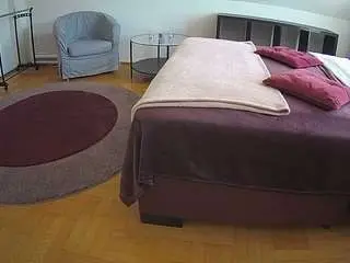 Camsoda Free Live Porn of voyeurcam-julmodels-whitebed-6