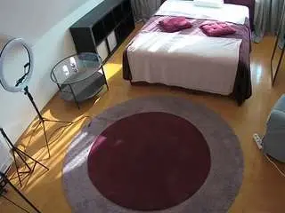 Camsoda Free Live Porn of voyeurcam-julmodels-whitebed-1
