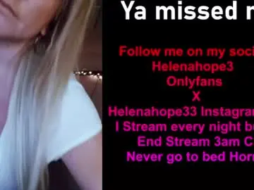Chaturbate Watch Live Sex Cams of helena_hope