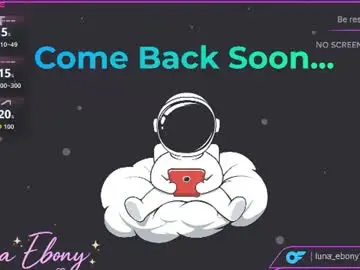 Chaturbate Best Webcam of luna_ebony1