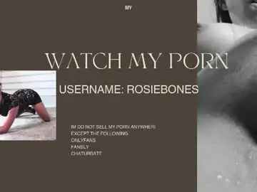 Chaturbate Live Sex of rosiebones