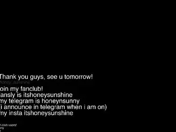 Chaturbate Sex Chat of honey_sunshine