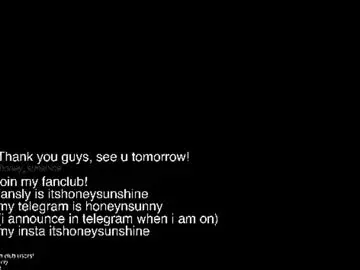 Chaturbate Live Sex Cam of honey_sunshine