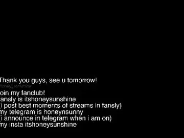 Chaturbate Private Sex Chat of honey_sunshine